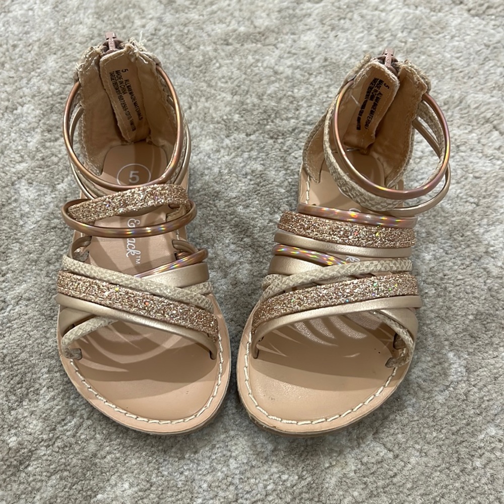 Gold & Rose Gold Sandals